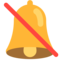 Bell With Slash emoji on Mozilla